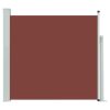 Toldo lateral retrátil para pátio 170x300 cm castanho - Image 2