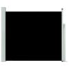 Toldo lateral retrátil para pátio 100x300 cm preto - Image 2