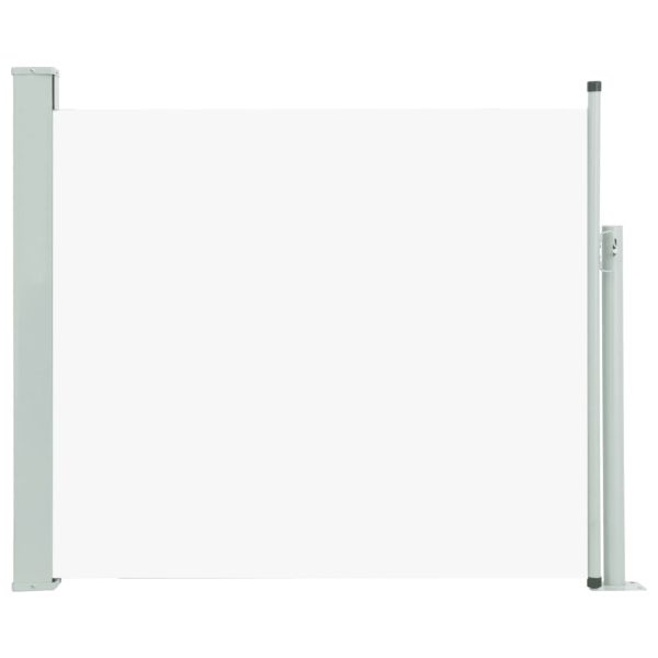 Toldo lateral retrátil para pátio 100x300 cm creme - Image 2