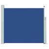 Toldo lateral retrátil para pátio 100x300 cm azul - Image 2