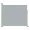 Toldo lateral retrátil para pátio 100x300 cm cinzento - Image 2