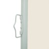 Toldo lateral retrátil para pátio 100x500 cm creme - Image 3