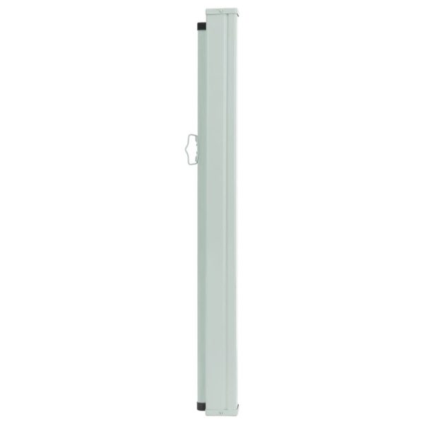 Toldo lateral retrátil para pátio 100x500 cm castanho - Image 3