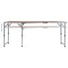 Mesa de campismo dobrável 180x60 cm alumínio - Image 2