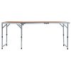 Mesa de campismo dobrável 180x60 cm alumínio - Image 3