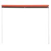 Toldo retrátil 250x150 cm laranja e castanho - Image 2