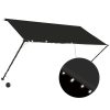 Toldo retrátil com LED 250x150 cm antracite - Image 2