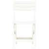 Cadeiras de jardim dobráveis 2 pcs plástico branco - Image 3