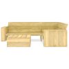 2 pcs conjunto móveis jardim madeira de pinho impregnada - Image 2
