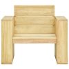 3 pcs conjunto móveis jardim madeira de pinho impregnada - Image 3