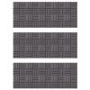 Ladrilhos de terraço 30 pcs 30x30 cm acácia maciça cinzento
