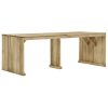 7 pcs conjunto de jantar para exterior pinho impregnado - Image 2
