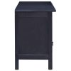 Móvel de TV 100x30x45 cm mogno maciço castanho café preto-claro - Image 3