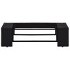 8 pcs conjunto lounge para jardim vime PE preto - Image 3