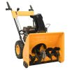Lançador de neve 6,5 CV amarelo e preto