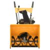 Lançador de neve 6,5 CV amarelo e preto - Image 2