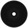 Lavatório WC luxuoso redondo 32,5x14cm cerâmica preto mate - Image 3