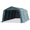 Tenda para gado removível PVC 550 g/m² 3,3x6,4 m verde-escuro - Image 2