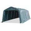 Tenda para gado removível PVC 550 g/m² 3,3x8 m verde escuro - Image 2