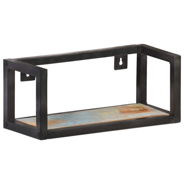 Prateleiras de parede 2 pcs 40 cm madeira recuperada maciça - Image 2