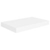 Prateleira de parede suspensa 40x23x3,8 cm MDF branco - Image 2