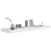 Prateleiras parede suspensas 4 pcs 80x23,5x3,8cm MDF branco - Image 3