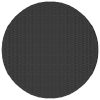 Mesa de centro 68x68x30 cm vime PE preto - Image 2