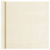 Tela de varanda 120x500 cm PEAD cor creme