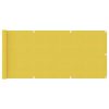 Tela de varanda 75x500 cm PEAD cor amarelo
