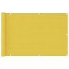 Tela de varanda 90x400 cm PEAD cor amarelo
