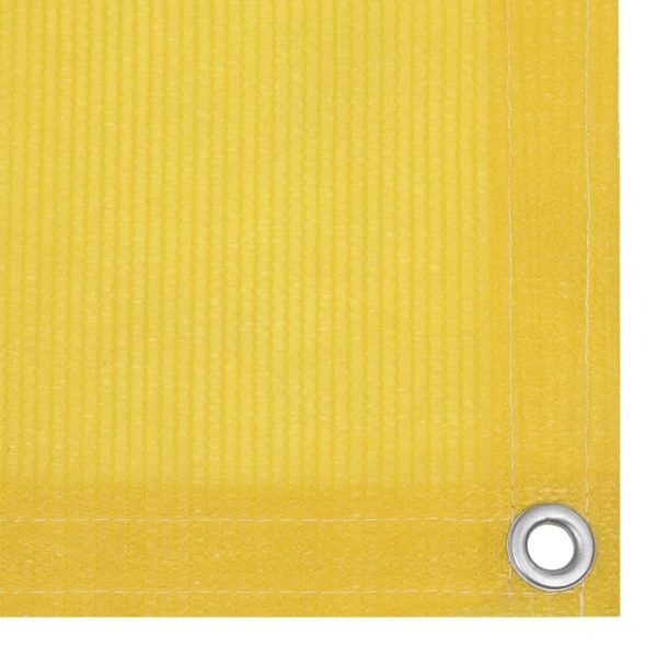 Tela de varanda 120x500 cm PEAD amarelo - Image 3