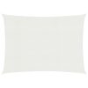 Para-sol estilo vela 160 g/m² 3,5x4,5 m PEAD branco