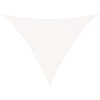 Para-sol estilo vela 160 g/m² 3,5x3,5x4,9 m PEAD branco