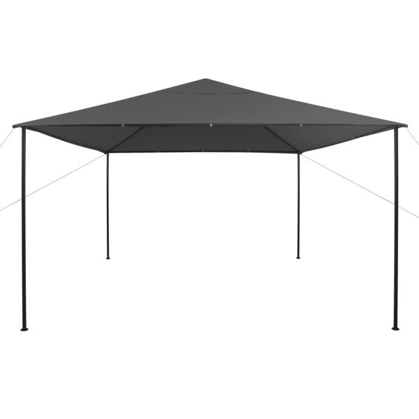 Gazebo 4x4x3 m 180 g/m² antracite - Image 2