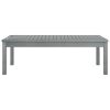 Mesa de centro 100x50x33 cm madeira de acácia maciça cinzento - Image 2
