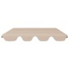 Toldo suplente baloiço jardim 188/168x145/110 cm bege - Image 3