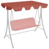 Toldo suplente baloiço 188/168x145/110cm terracota