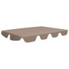 Toldo suplente baloiço jardim cinza-acastanhado - Image 2