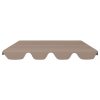 Toldo suplente baloiço jardim cinza-acastanhado - Image 3