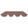 Toldo suplente baloiço jardim 188/168x145/110 cm castanho - Image 3