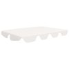 Toldo suplente baloiço jardim 188/168x145/110 cm branco - Image 2