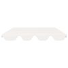 Toldo suplente baloiço jardim 188/168x145/110 cm branco - Image 3