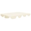 Toldo suplente p/ baloiço de jardim 150/130x105/70 cm creme - Image 2