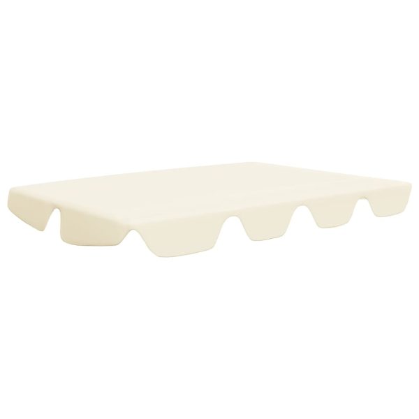 Toldo suplente p/ baloiço de jardim 150/130x105/70 cm creme - Image 2