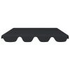 Toldo suplente p/ baloiço de jardim 150/130x105/70 cm preto - Image 3