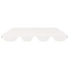 Toldo suplente p/ baloiço de jardim 150/130x105/70 cm branco - Image 3
