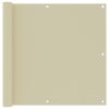 Tela de varanda 90x500 cm tecido Oxford creme