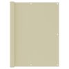Tela de varanda 120x300 cm tecido Oxford creme