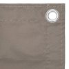 Tela de varanda 120x500 cm tecido Oxford cinzento-acastanhado - Image 3