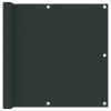 Tela de varanda 90x400 cm tecido Oxford verde-escuro